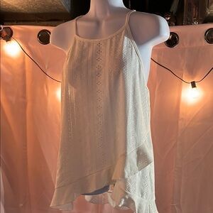 Elegant Cream Women's Top